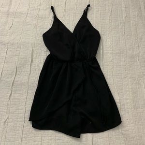 Mini black romper.